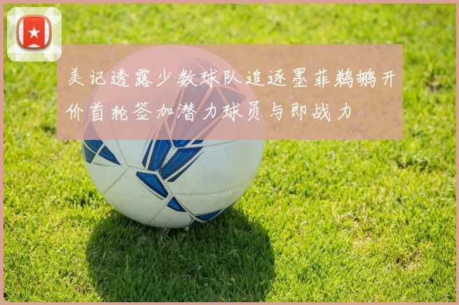 美记透露少数球队追逐墨菲鹈鹕开价首轮签加潜力球员与即战力